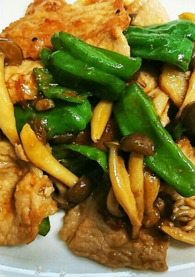 簡単　豚肉としめじの甘辛生姜炒め-レシピのメイン写真