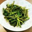 空芯菜(えん菜)のパパッと炒め