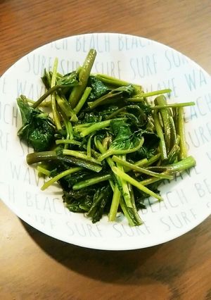 空芯菜(えん菜)のパパッと炒め-レシピのメイン写真