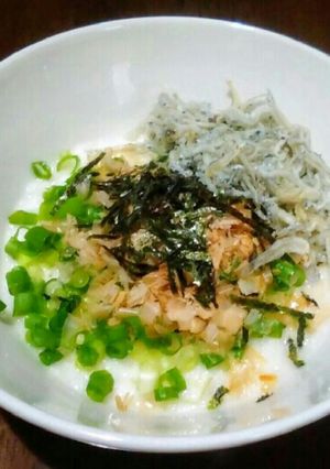 ご飯のお供に♪雑魚ぶっかけ長芋-レシピのメイン写真