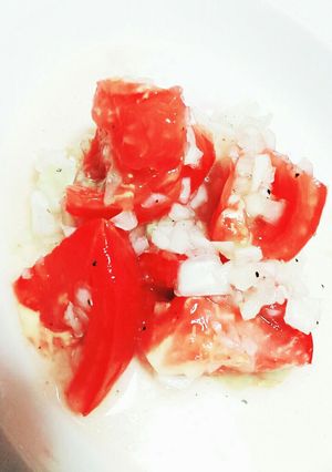 トマト玉ねぎのお酢和え-レシピのメイン写真