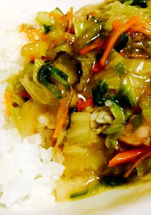 子供が喜ぶ野菜あんかけ丼-レシピのメイン写真