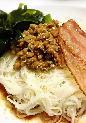 梅納豆素麵-レシピのメイン写真