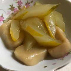 おばけきゅうりとお麩の煮物-レシピのメイン写真