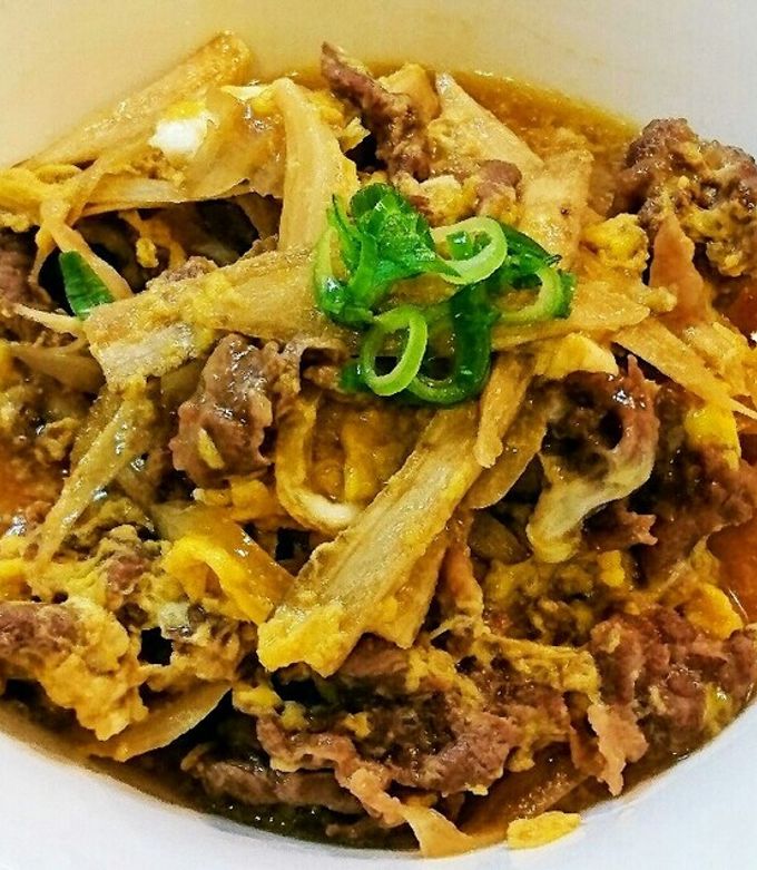 牛肉とごぼうの柳川風❤-レシピのメイン写真