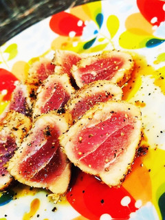 マグロのレアステーキ!おもてなしにも♪-レシピのメイン写真