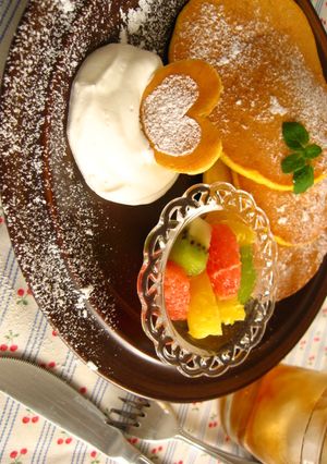 かぼちゃ入りホットケーキ-レシピのメイン写真