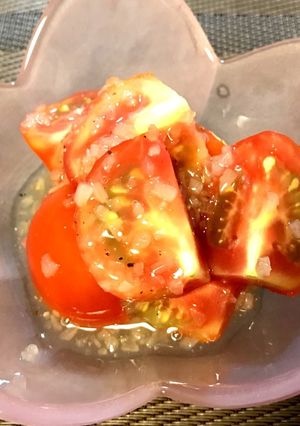 超簡単！玉ねぎ酢のトマトサラダ-レシピのメイン写真