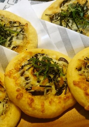 スペルト小麦で茄子としらすのガレット♪-レシピのメイン写真