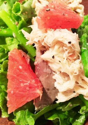 鰯祭り!①炙りイワシとフルーツのサラダ-レシピのメイン写真