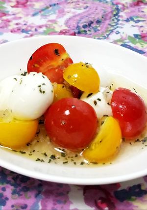 モッツァレッラチーズトマトのカプレーゼ♪-レシピのメイン写真