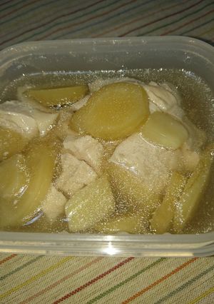 ストック！胸肉の塩煮込み-レシピのメイン写真