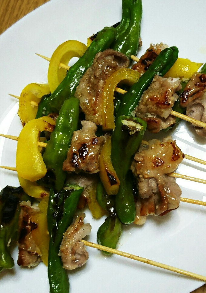 我が家の串焼き～(*´╰╯`๓)♬-レシピのメイン写真