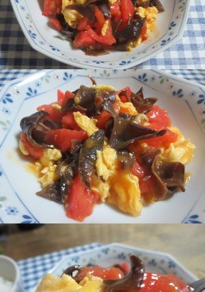 トマトときくらげの中華炒め-レシピのメイン写真