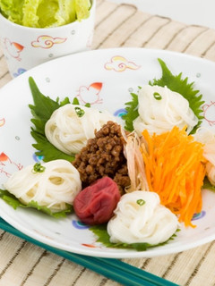 暑い日にぴったり「肉味噌そうめん」-レシピのメイン写真