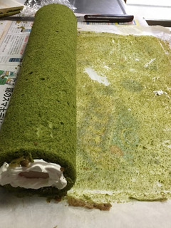 抹茶のロールケーキ-レシピのメイン写真