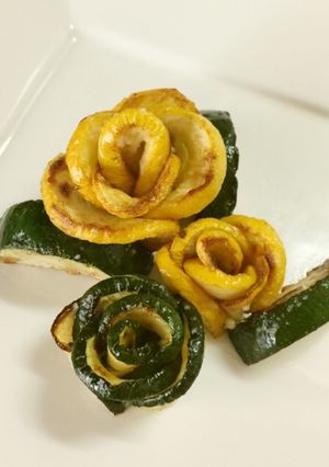 焼ズッキーニのお花-レシピのメイン写真
