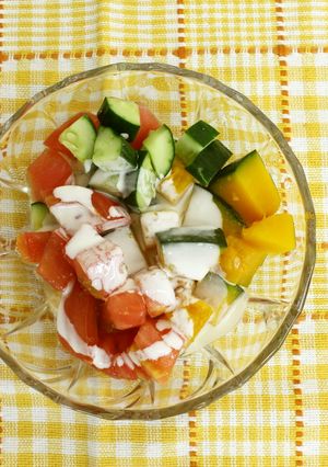 夏野菜のサラダ-レシピのメイン写真