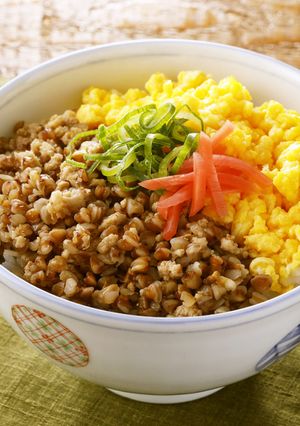 パパッと出来ちゃう★そばの実入り鶏そぼろ-レシピのメイン写真