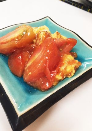 トマトと卵の甘酢あん-レシピのメイン写真