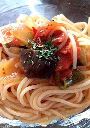 ラタトゥイユの冷製パスタ-レシピのメイン写真