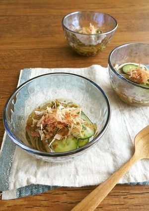 さっぱり☆ジュンサイと胡瓜のごまポン酢-レシピのメイン写真