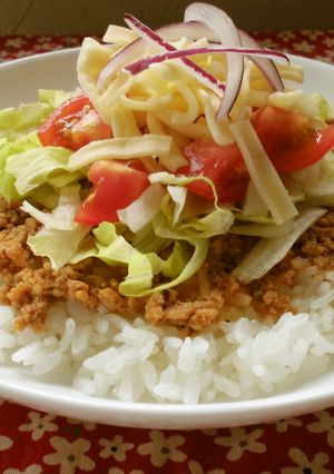 ふつうのタコライス！-レシピのメイン写真