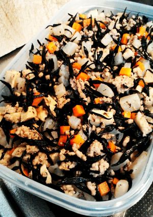 ひじき炒り煮（自分メモ用）-レシピのメイン写真