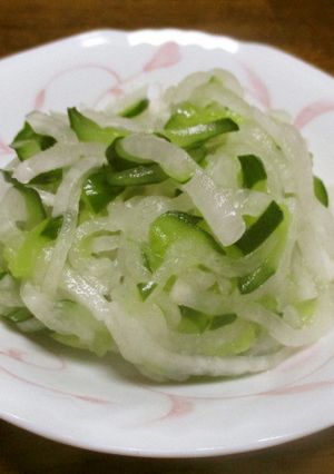 お弁当に！大根と胡瓜のこぶ茶漬け-レシピのメイン写真