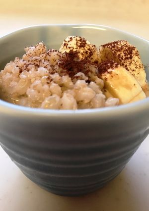 もち麦とバナナのカフェオレボウル-レシピのメイン写真