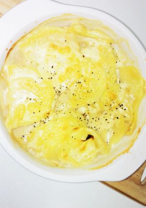 レンジで簡単! 豆乳ポテトグラタン-レシピのメイン写真