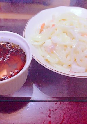 海鮮とろろざるうどん-レシピのメイン写真