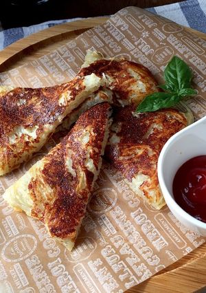 チーズでカリカリハッシュドポテト-レシピのメイン写真