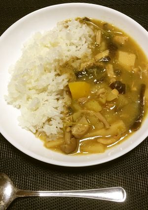 超簡単！子供も大好き★甘辛グリーンカレー-レシピのメイン写真