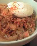 淡路島たまねぎたっぷりの肉吸いうどん