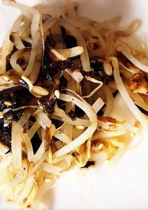 お弁当も☆レンジで3分調理！のりもやし！-レシピのメイン写真