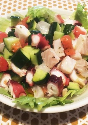新鮮魚介と夏野菜のセビーチェ-レシピのメイン写真