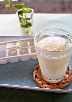 ドリンクが水っぽくならない！寒天氷-レシピのメイン写真