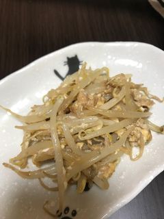ポン酢のさっぱりもやし炒め-レシピのメイン写真
