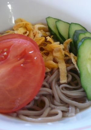 サラダ冷やし蕎麦-レシピのメイン写真