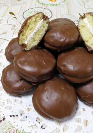 【再現】手作り！ロッテのチョコパイ風♪-レシピのメイン写真