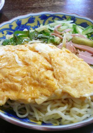 オムレツ冷やし中華-レシピのメイン写真
