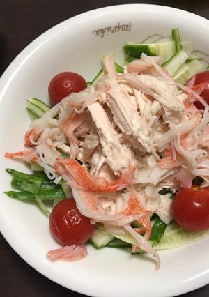 ササミ鶏肉のサラダ-レシピのメイン写真
