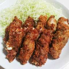 รูปของ 茄子と大葉チーズの挟み揚げ