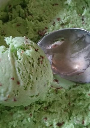 チョコミントアイスクリーム-レシピのメイン写真