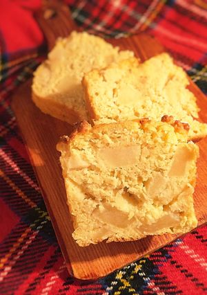 Ｗおからでしっとり林檎のパウンドケーキ-レシピのメイン写真