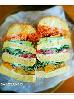 〇 超簡単 〇 丸パンサンドイッチ 〇-レシピのメイン写真