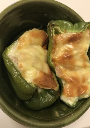 トースタで簡単！ピーマンのチーズ焼き-レシピのメイン写真