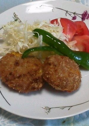 豚ひき肉ととうもろこしのメンチカツ-レシピのメイン写真
