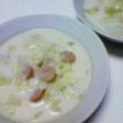 たっぷりキャベツの簡単ミルクスープ